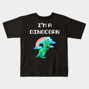 I am a dinocorn funny dinosaurs unicorn fantasy animal lover. Kids T-Shirt